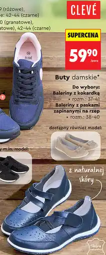 Biedronka Buty damskie Clevé oferta
