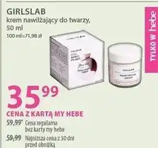 Hebe GIRLSLAB krem nawilżający do twarzy oferta
