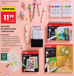 Biedronka Artykuły do szkicowania i kolorowania Kayet oferta