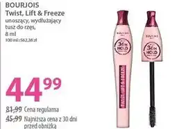 Hebe BOURJOIS Twist, Lift & Freeze unoszący, wydłużający tusz do rzęs oferta