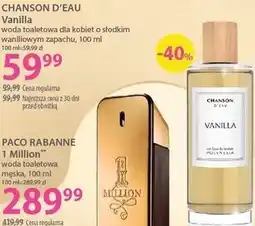 Hebe CHANSON D'EAU Vanilla woda toaletowa dla kobiet o słodkim waniliowym zapachu oferta