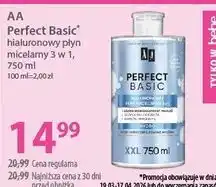 Hebe AA Perfect Basic hialuronowy płyn micelarny 3 w 1 oferta