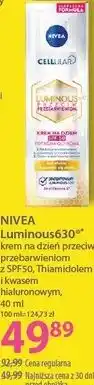 Hebe Luminous630°* krem na dzień przeciw przebarwieniom z SPF50, Thiamidolem i kwasem hialuronowym oferta