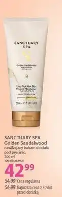 Hebe SANCTUARY SPA Golden Sandalwood nawilżający balsam do ciała pod prysznic oferta
