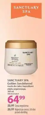 Hebe SANCTUARY SPA Golden Sandalwood masło do ciała z kapsułkami olejku arganowego oferta