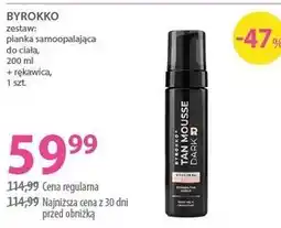 Hebe BYROKKO zestaw: pianka samoopalająca do ciała, 200 ml + rękawica, 1 szt oferta