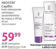 Hebe IWOSTIN Capillin krem intensywnie redukujący zaczerwienienia do twarzy z SPF20 oferta