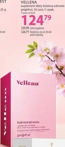 Hebe VELLENA suplement diety kobiece zdrowie grejpfrut, 30 sasz./1 opak oferta