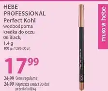 Hebe wodoodporna kredka do oczu HEBE PROFESSIONAL Perfect Kohl oferta