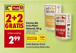 Biedronka Karma dla kota Maxi Natural 85 g oferta