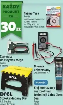 E.Leclerc Klej montażowy i uszczelniacz Technicqll Colos Clear/ Seal Parys oferta