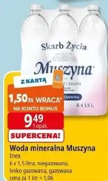 E.Leclerc Woda mineralna Muszyna oferta