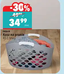 CASA SI Kosz na pranie 45 l, szary