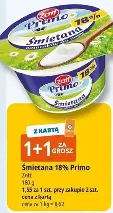 E.Leclerc Śmietana 18% Primo Zott oferta