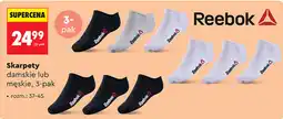 Biedronka Reebok Skarpety damskie lub męskie, 3-pak oferta