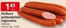 E.Leclerc Kiełbasa podwawelska regionalna Kabanos oferta