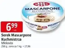 E.Leclerc Serek Mascarpone Kuchmistrza Mlekovita oferta