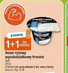 E.Leclerc Deser ryżowy wysokobiałkowy Protein Zott oferta