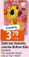 E.Leclerc Żelki bez dodatku cukrów BeRaw Kids oferta
