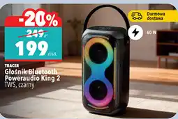Biedronka TRACER Głośnik Bluetooth Poweraudio King 2 TWS, czarny oferta