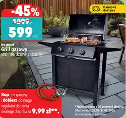 Biedronka MG HOME Grill gazowy stal nierdzewna, czarny oferta