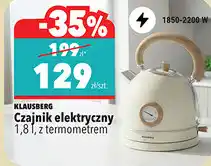 Biedronka Czajnik elektryczny Klausberg 1,8 l, z termometrem oferta