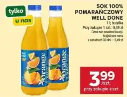 Stokrotka Sok 100% pomarańczowy well done oferta