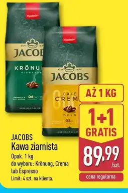 ALDI Kawa ziarnista Jacobs oferta