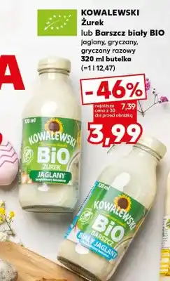 Kaufland Żurek biały BIO jaglany, gryczany, gryczany razowy oferta