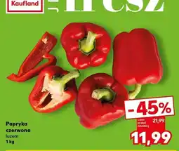 Kaufland Papryka czerwona luzem oferta