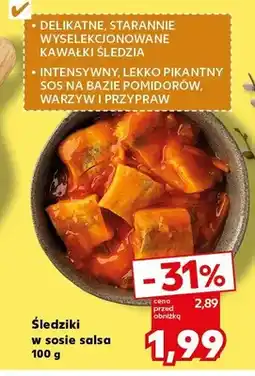 Kaufland Śledziki w sosie salsa oferta