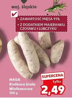 Kaufland Kiełbasa biała Wielkanocna oferta