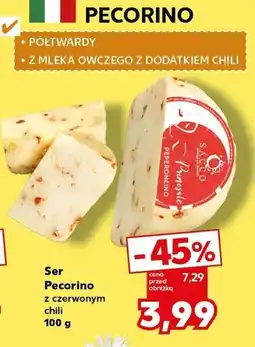 Kaufland Ser Pecorino z czerwonym chili oferta