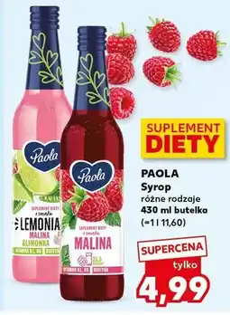 Kaufland Syrop różne rodzaje oferta