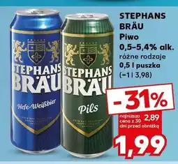 Kaufland Piwo 0,5-5,4% alk. różne rodzaje oferta