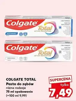 Kaufland Pasta do zębów Total różne rodzaje oferta