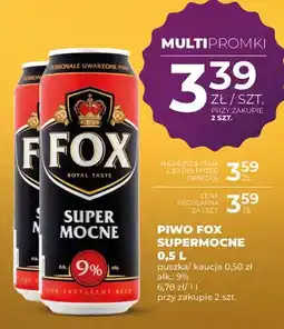 Duży Ben Piwo Fox Supermocne oferta