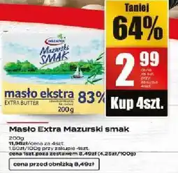 Supeco Masło ekstra 83% oferta