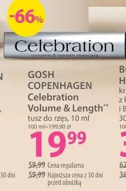 Hebe Tusz do rzęs, 10 ml Celebration Volume & Length Copenhagen oferta