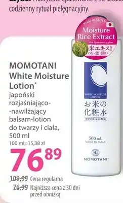 Hebe White Moisture Lotion japoński rozjaśniająco-nawilżający balsam-lotion do twarzy i ciała oferta