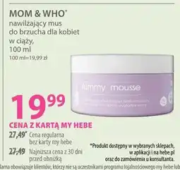Hebe Nawilżający mus do brzucha dla kobiet w ciąży oferta