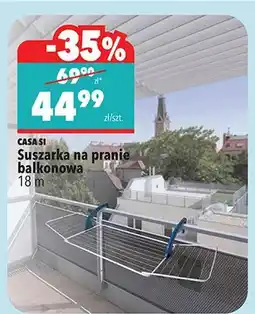Biedronka Suszarka na pranie balkonowa 18 m oferta