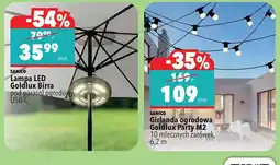 Biedronka Girlanda ogrodowa Goldlux Party M2 10 mlecznych żarówek, 6,2 m oferta