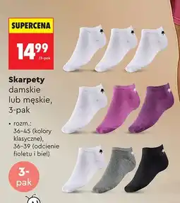 Biedronka Skarpety damskie lub męskie, 3-pak oferta