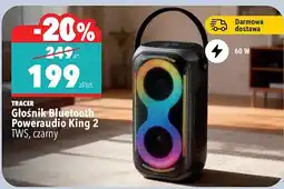 Biedronka Głośnik Bluetooth Poweraudio King 2 TWS czarny oferta
