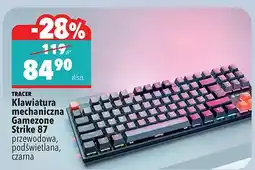 Biedronka Klawiatura mechaniczna Gamezone Strike 87 przewodowa, podświetlana, czarna oferta