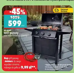 Biedronka Grill gazowy stal nierdzewna, czarny oferta