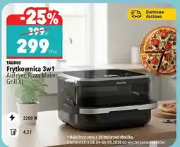 Biedronka Frytkownica 3w1 AirFryer, Pizza Maker, Grill XXL oferta