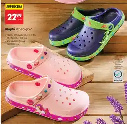 Biedronka Klapki dziecięce oferta