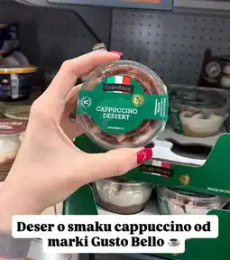 Biedronka Deser o smaku cappuccino oferta